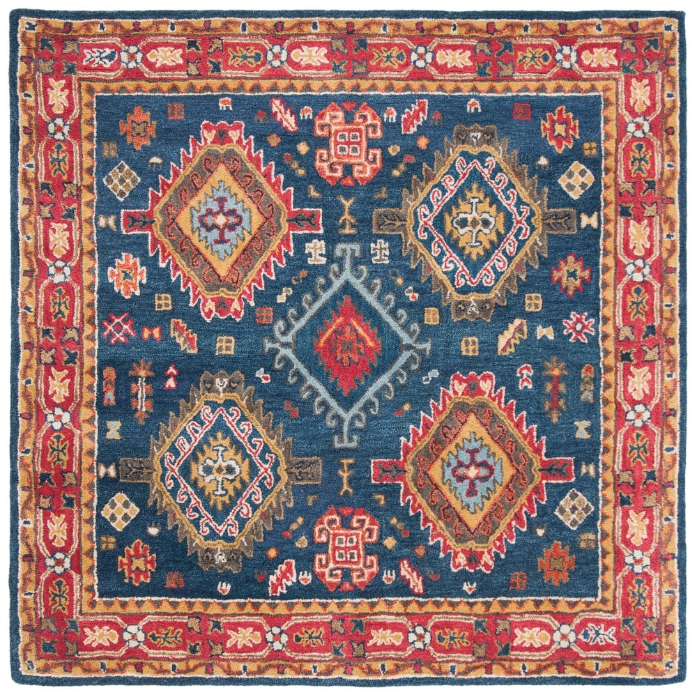 SAFAVIEH Handmade Heritage Charleston Traditional Oriental Wool Rug