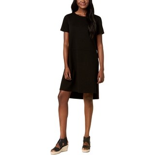 eileen fisher black dress