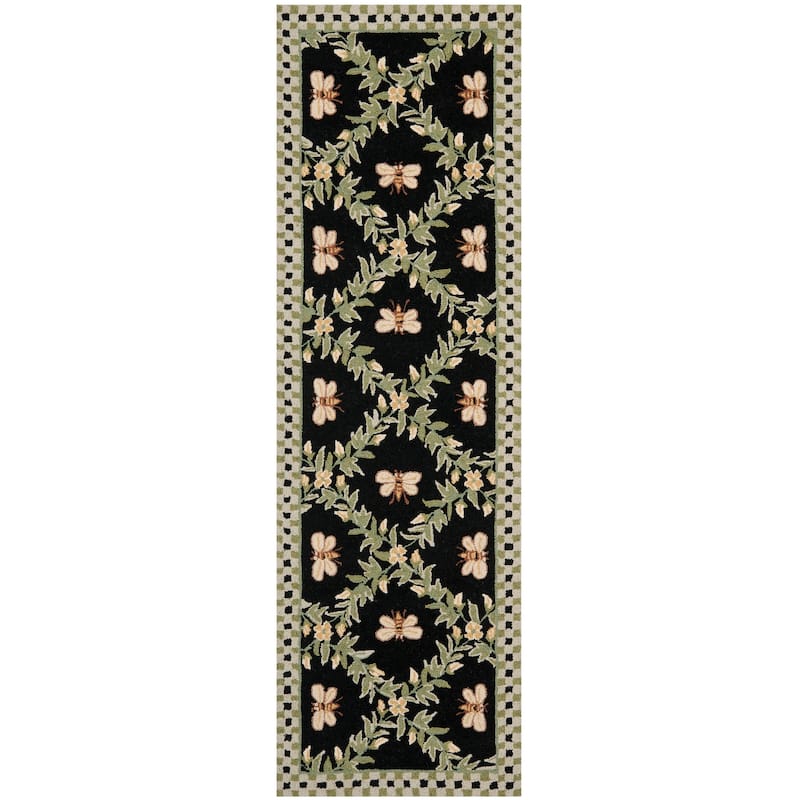 SAFAVIEH Handmade Chelsea Aubree French Country Trellis Wool Rug