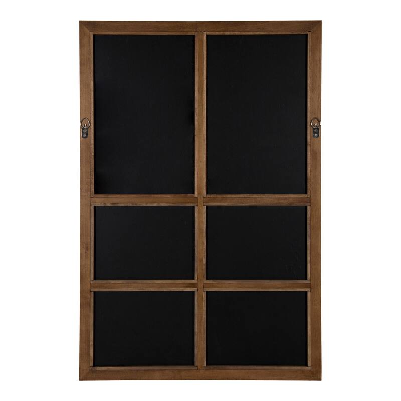 Kate and Laurel Hogan Wood Arch Wall Mirror - 24x36