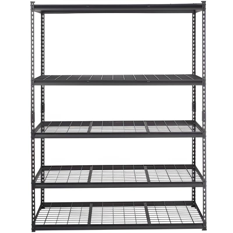 5 Tier Heavy Duty Garage Shelving Unit, Adjustable Metal Rack