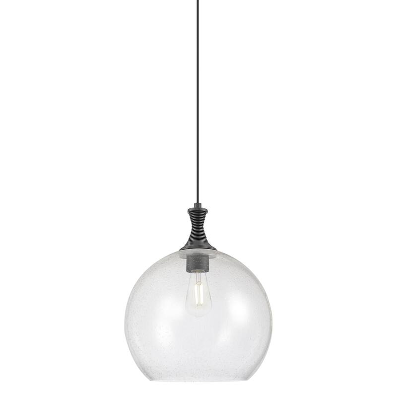 Innovations Lighting 415-1P-19-14 Astor Pendant Astor 14" Wide Pendant - Matte Black / Seedy