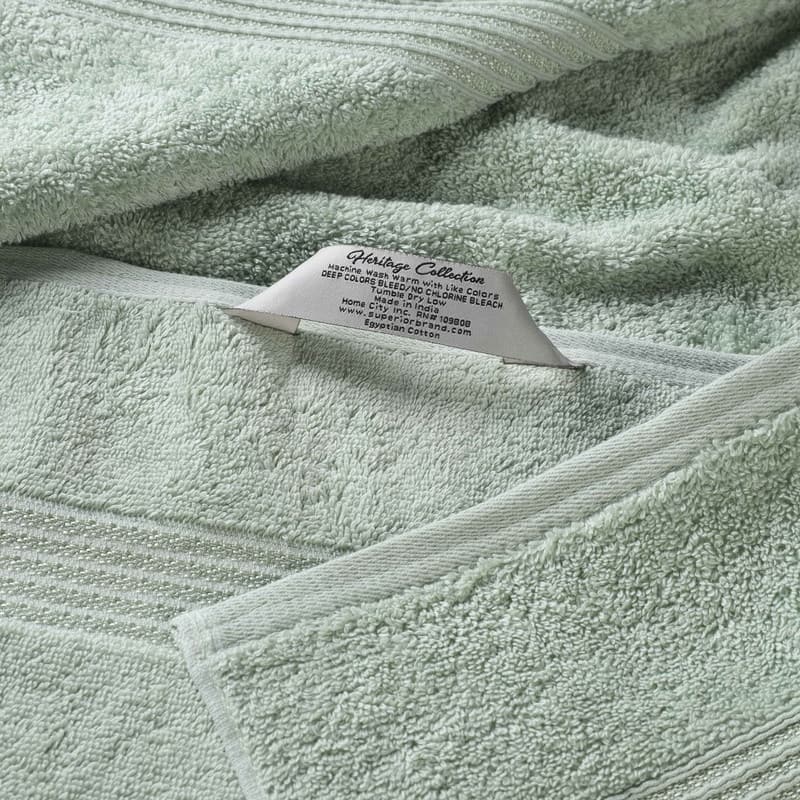 Superior Heritage Egyptian Cotton Absorbent 8-Piece Towel Set