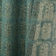 preview thumbnail 23 of 30, Fabdivine Handmade Pure Linen Fabric Eyelet Curtain Block Print Floral Drape