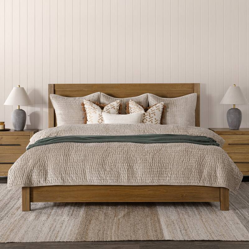 Fenmore Pine Wood Bed by Kosas Home - King
