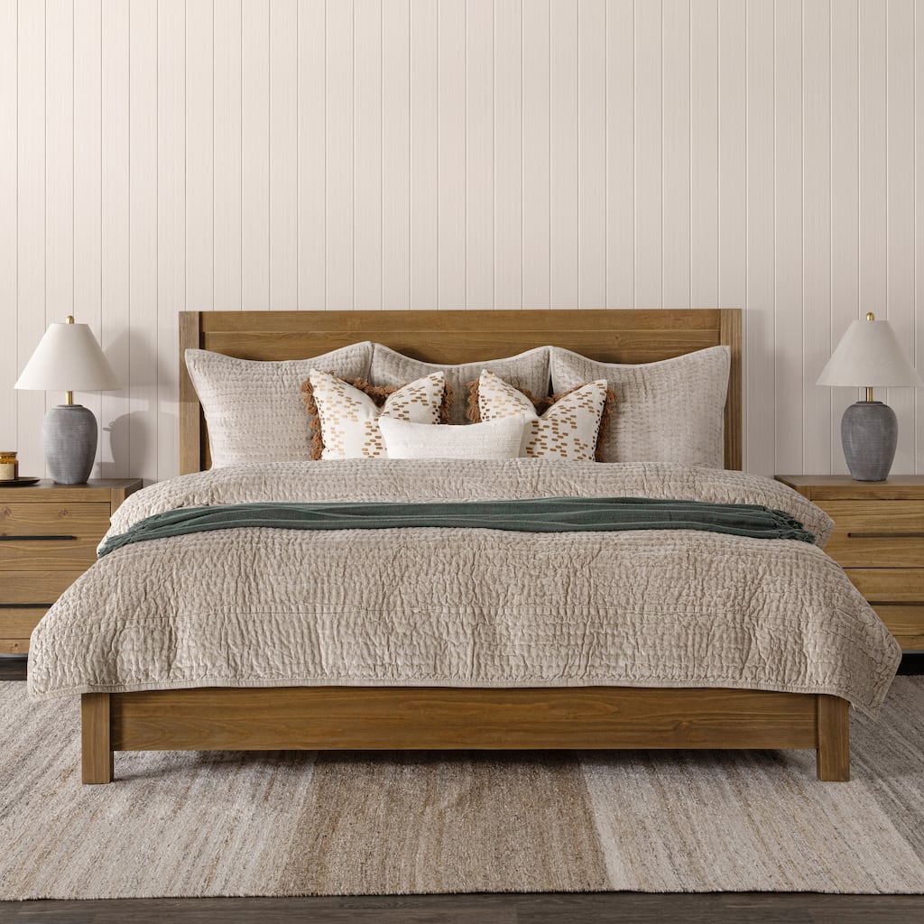 Fenmore Pine Wood Bed by Kosas Home