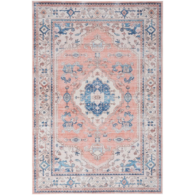 Nourison Fulton Indoor only Persian Area Rug - 5' x 7' - Coral - Rectangle