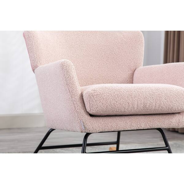 Mid-Century Modern Fish Tail Living Room Comfortable Rocking Chair ...