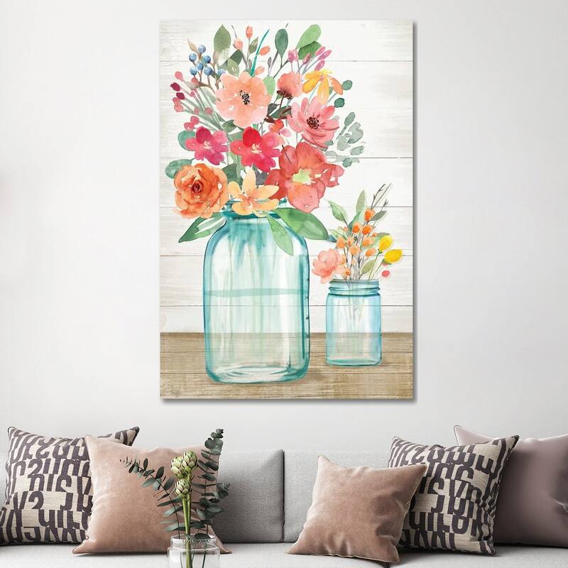 iCanvas "Country Floral Still Life" by Mollie B. Canvas Print
