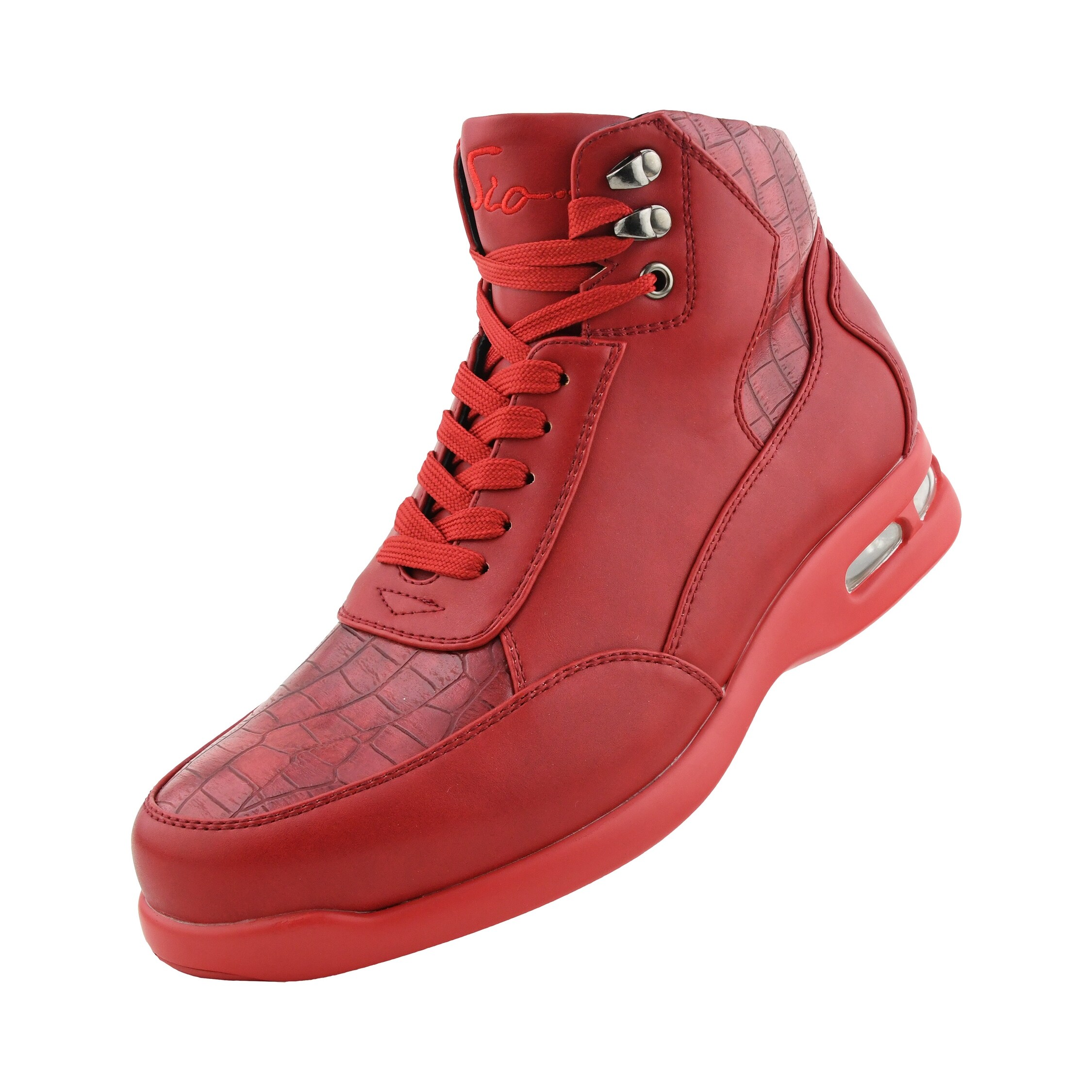 maroon high top sneakers