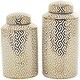 preview thumbnail 16 of 26, Ceramic Modern Abstract Decorative Jars (Set of 2)