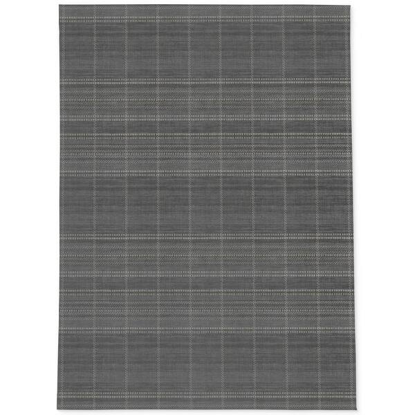 WOVEN STRIPE CHARCOAL Outdoor Rug By Becky Bailey Bed Bath & Beyond