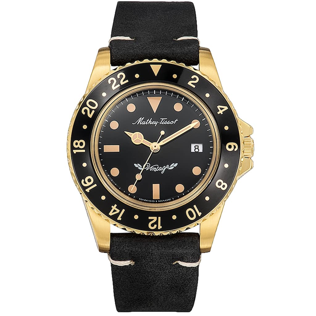 Mathey Tissot Men's Vintage Black Dial Watch - H900PLN - 6 (36)