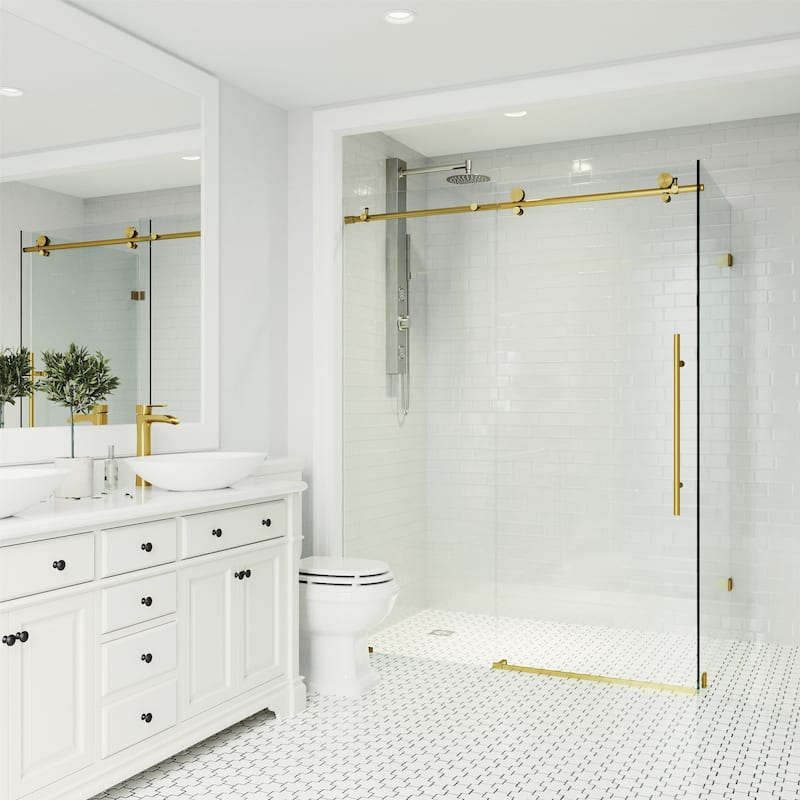 VIGO Elan E-Class Frameless Sliding Shower Enclosure