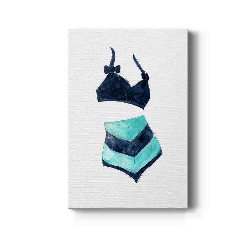 Vintage Swimwear III Premium Gallery Wrapped Canvas - Ready to Hang - 12X18