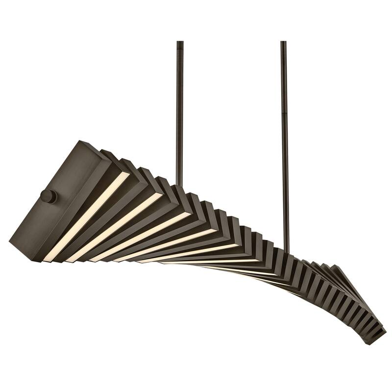 Fredrick Ramond FR42456 Stitch 59" Wide LED Abstract Chandelier with