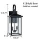preview thumbnail 4 of 18, KAWOTI Black Outdoor Wall Sconces and Pendant Light