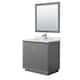 Option Dark Gray / Satin Bronze Hardware