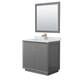 Option Dark Gray / Satin Bronze Hardware