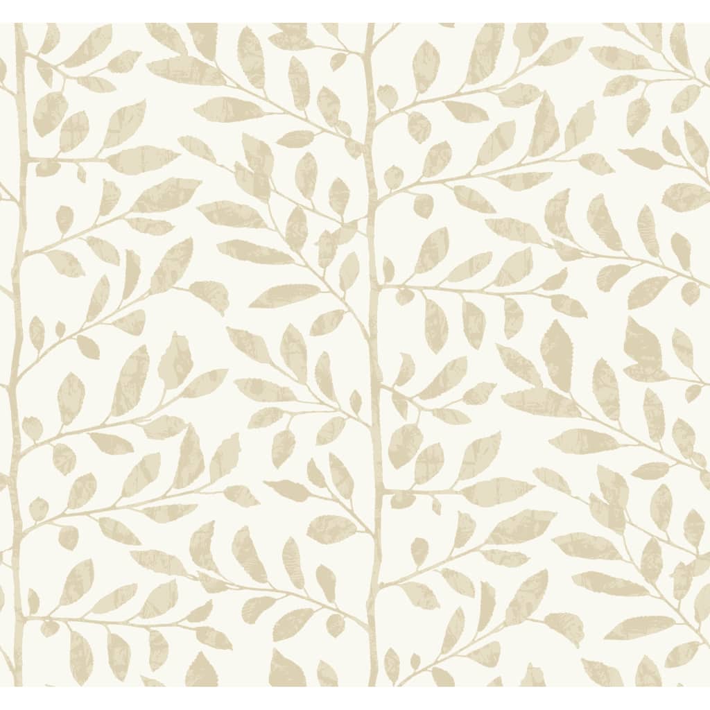 A-Street Prints Sagecrest Platinum Sapling Wallpaper