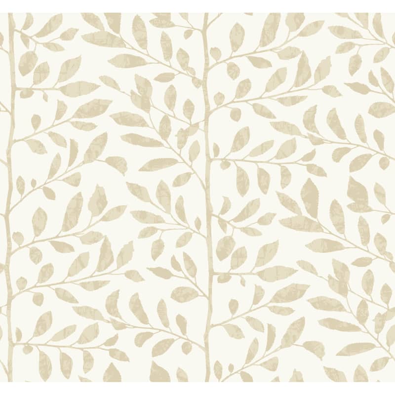 A-Street Prints Sagecrest Platinum Sapling Wallpaper
