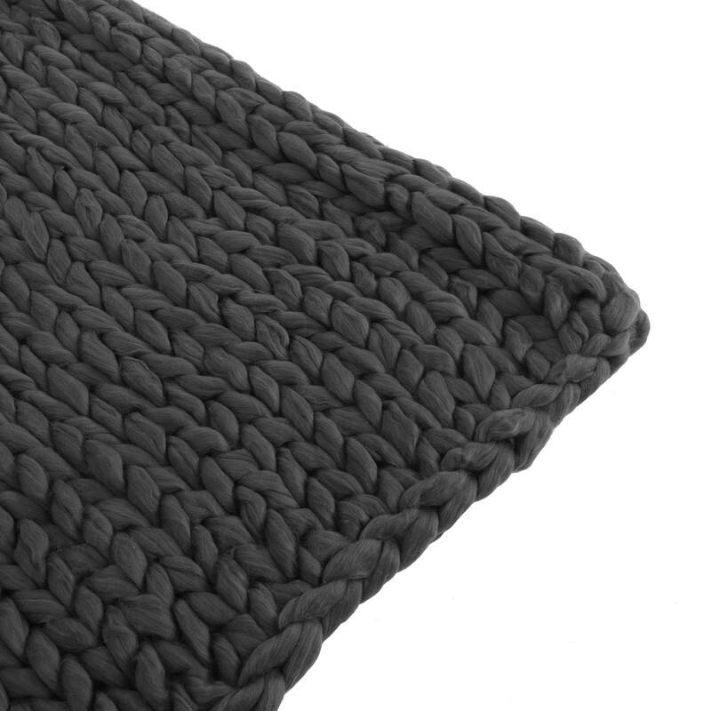 Cozy Knitted Acrylic Throw Blanket