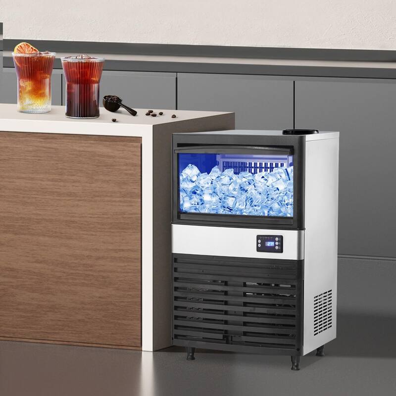 Commercial Ice Maker Machine with 2 Water Inlet Modes