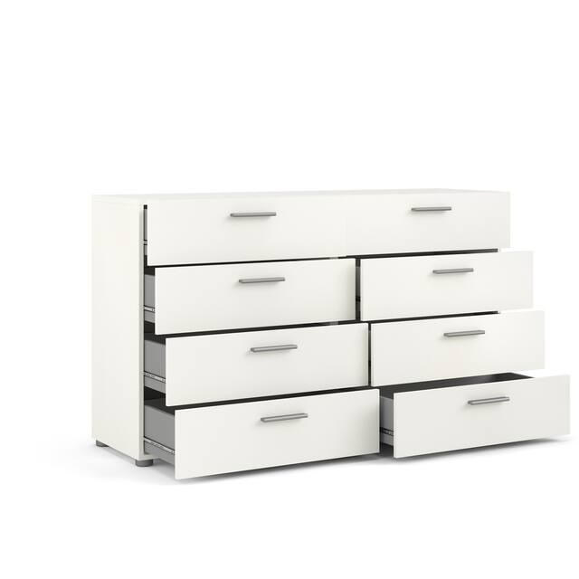 Porch & Den Angus Space-saving 8-Drawer Double Dresser
