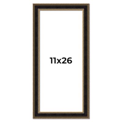 11x26 Frame Gold Antique Vintage Sold Wood Picture Frame | 1.75 Inch