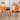 Modern Upholstered Leather Armless Dining Chairs Set of 2