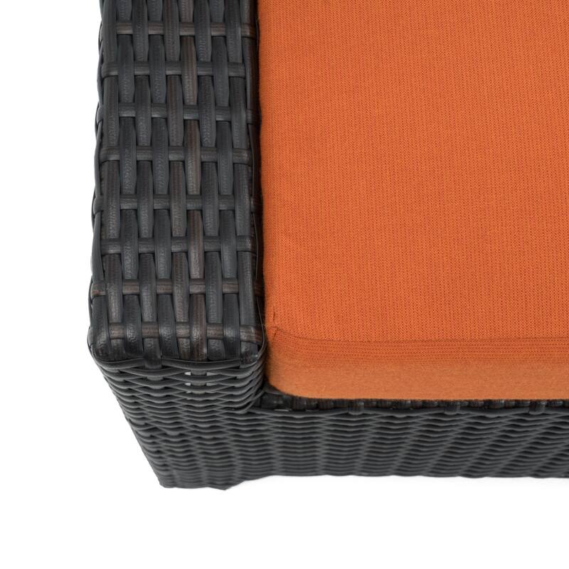 Deco 8 Piece Sunbrella Outdoor Patio Sofa & Motion Club Chair Set