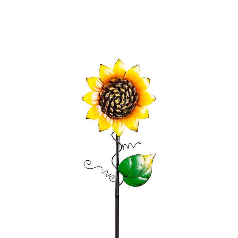 Radiant Sunflower Garden Stake, Set of 3