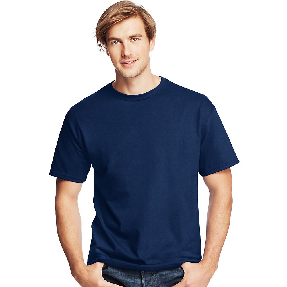 Hanes Mens Tagless ComfortSoft Crewneck T-Shirt