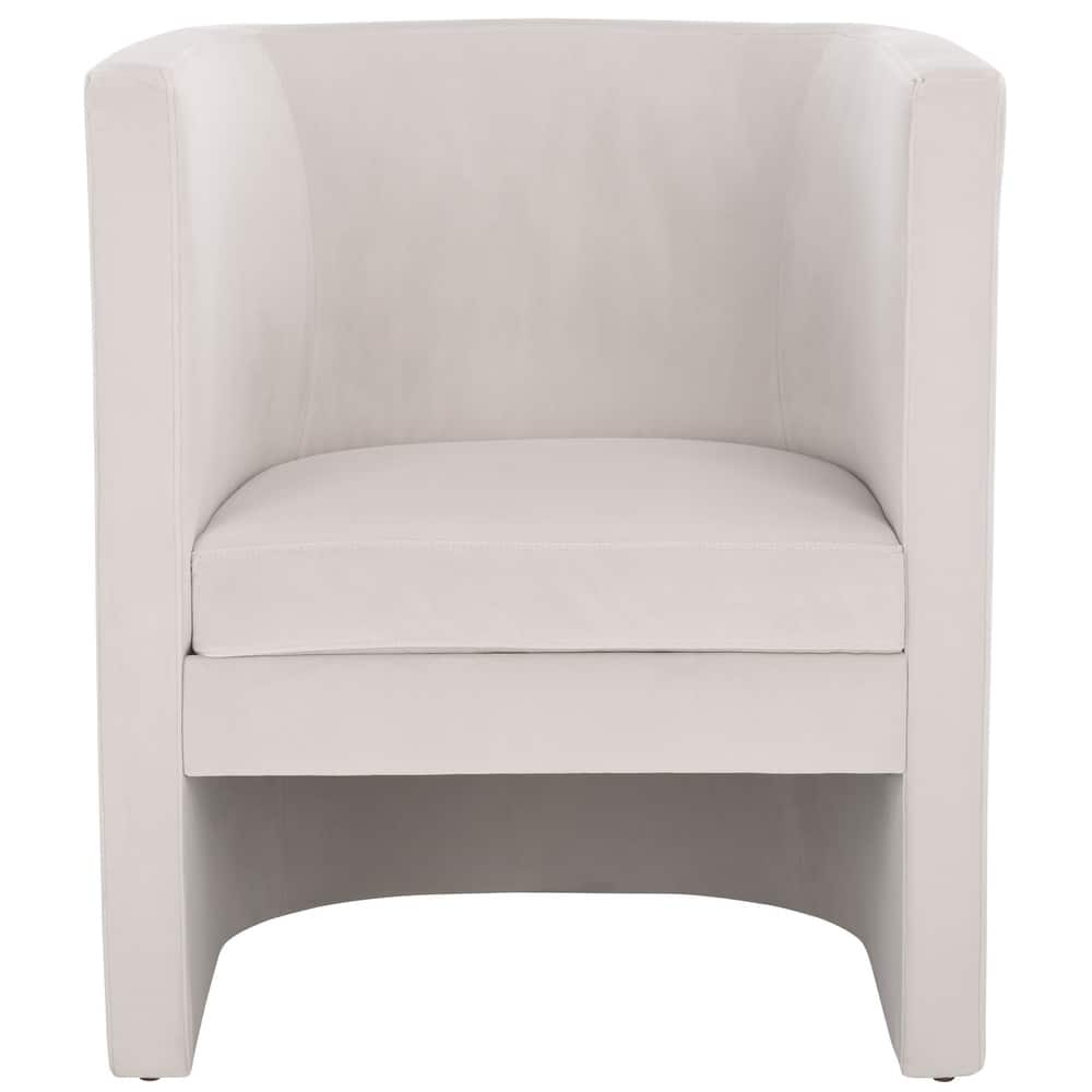 SAFAVIEH Sena Barrel Back Accent Chair (Fully Assembled) - W26" x D26" x H30" - 26Wx26Dx30H