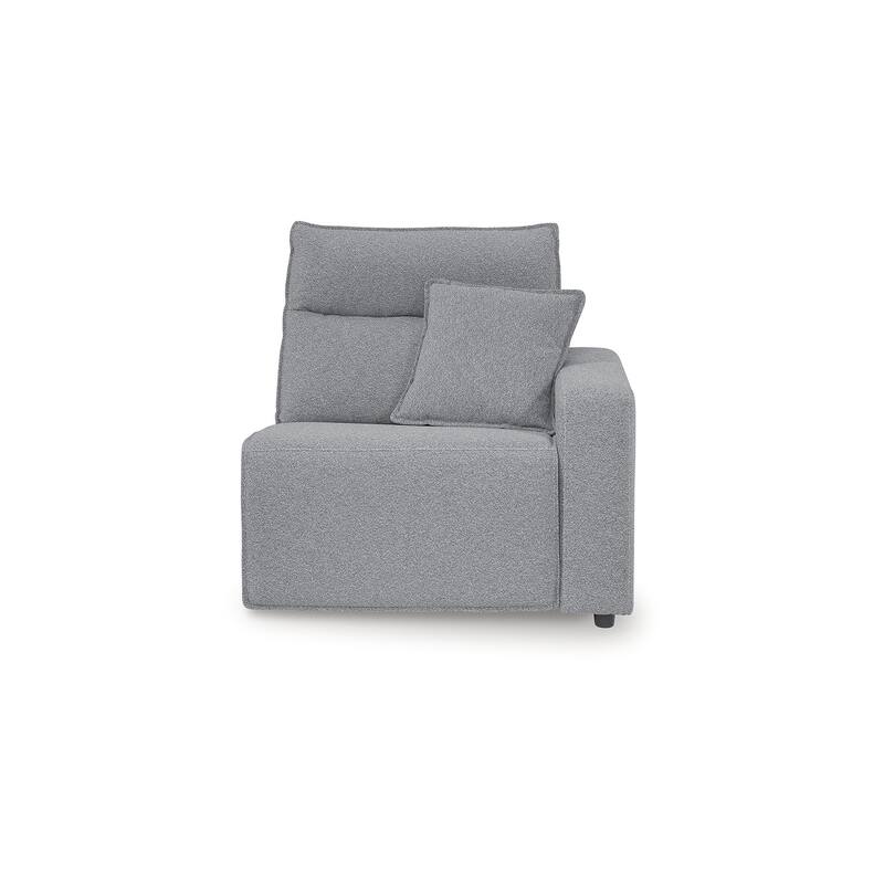 Signature Design by Ashley Modmax Gray 3-Piece Power Reclining Sectional with Chaise - 100" W x 63" D x 41" H