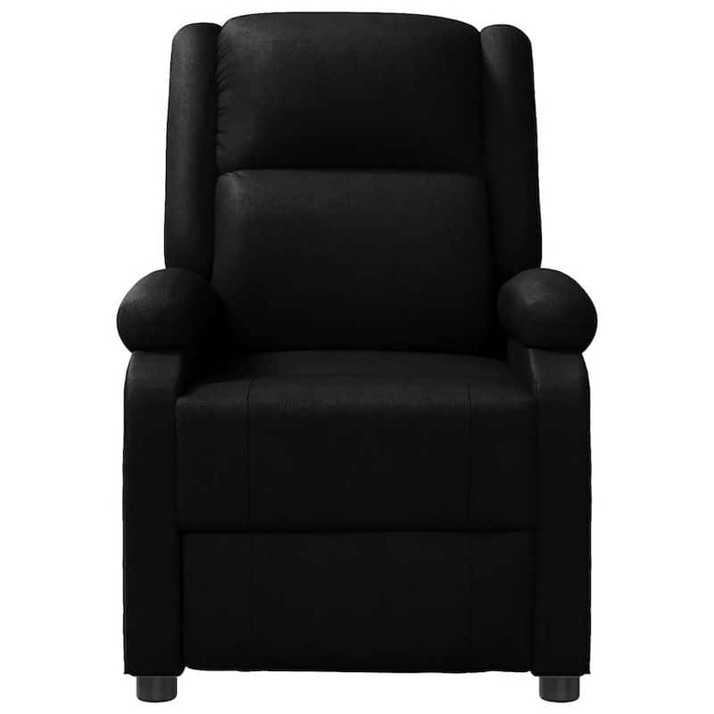 vidaXL Massage Chair Black Faux Leather - 28" x 37.2" x 38"