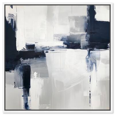 Porcelain Blue on White II Canvas by Art Remedy