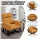 preview thumbnail 159 of 171, HOMYKA 28" Wide Rocking Chair for Nursery with Solid Wood Leg