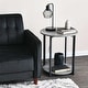 preview thumbnail 5 of 11, Household Essentials Side End Table with Storage Shelf