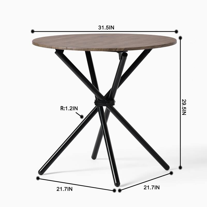 Round Table - Modern and Elegant Design for Home, Dining room, Office, and Outdoor Use