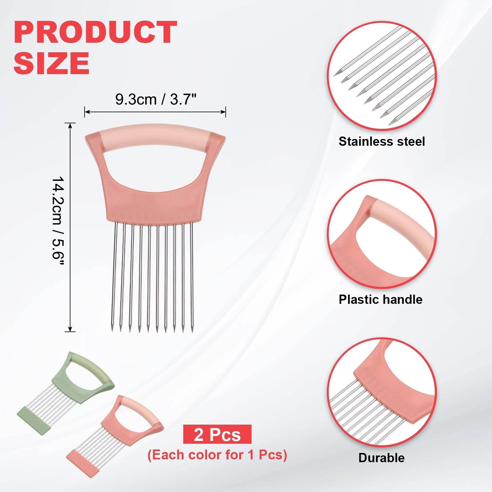 Onion Slicer Holder, Food Cutter Tool