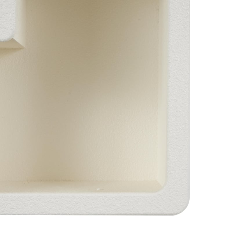 Wooden Geometric Arched Wall Shelf with Block Shapes - Cream or Black - Roche River Decor