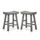 preview thumbnail 13 of 12, Howler Transitional 24-inch Saddle Stool (Set of 2) by Furniture of America
