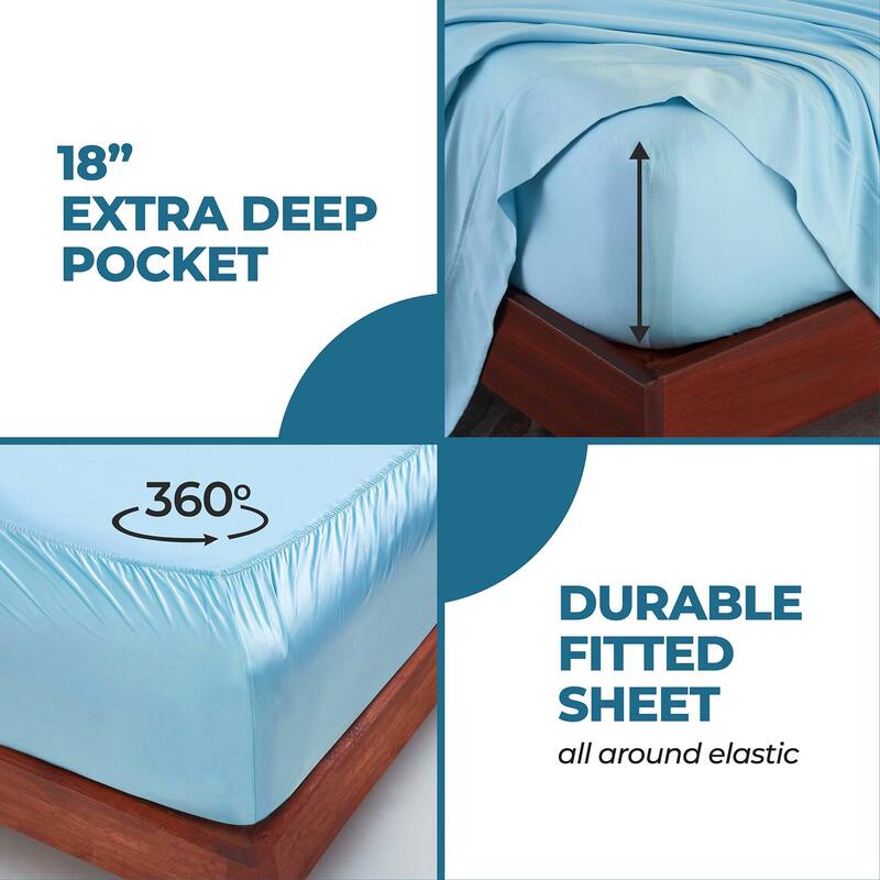 Superior Modal From Beechwood 300 Thread Count Deep Pocket or Extra Deep Pocket Sheet Set