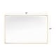 preview thumbnail 38 of 66, Rectangle Metal Framed Beveled Edge Bathroom Vanity Mirror