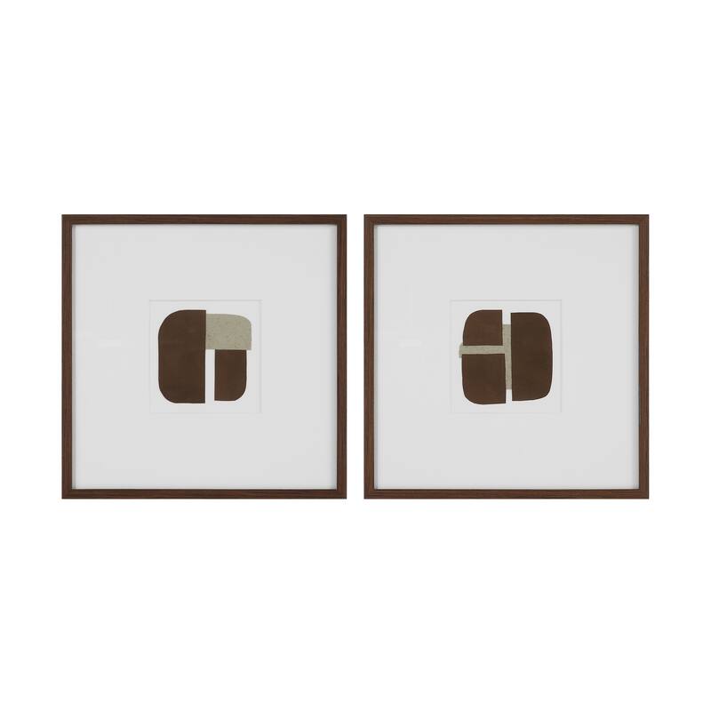 Renwil Edge 24.0" Wide Wall Decor, Printed Artwork (2 Piece Set)