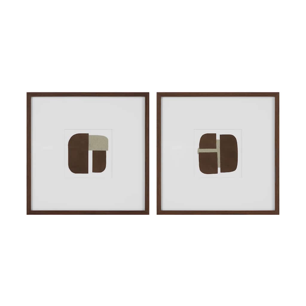 Renwil Edge 24.0" Wide Wall Decor, Printed Artwork (2 Piece Set)