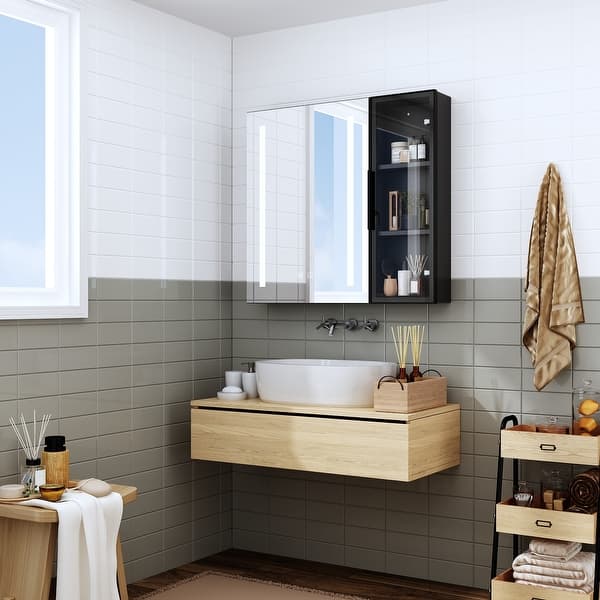 Wall LED Bathroom with TouchControl Lighting and Defogge On Sale Bed Bath & Beyond