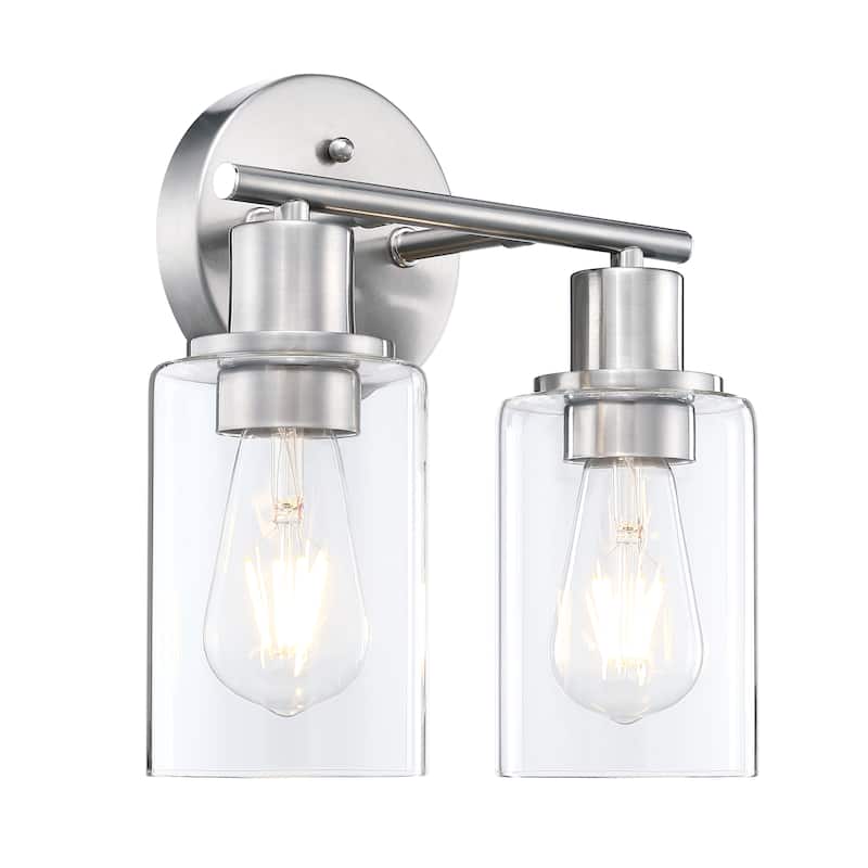 2-Lights Bathroom Wall Sconce