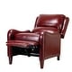 preview thumbnail 8 of 166, Brigida Multifunctional Modern Genuine Leather Nailhead Trim Recliner with Adjustable Footrest Set of 2 by HULALA HOME